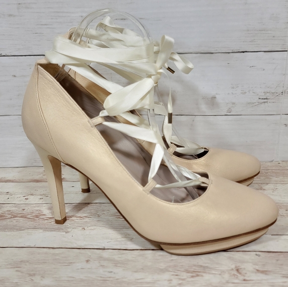 Roccamore Vanessa lace-up platform heels - Picture 14 of 16